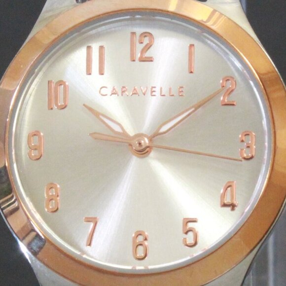 Caravelle Woman\'s Traditional Watch By Bulova Two Tone Stainless 24mm main image 5